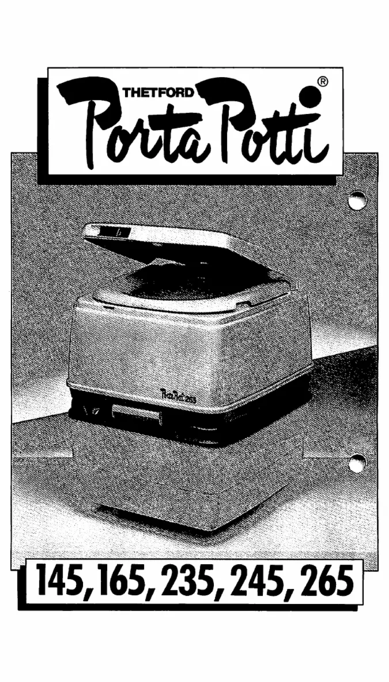 Image de la première page du manuel de l'appareil Porta Potti 245