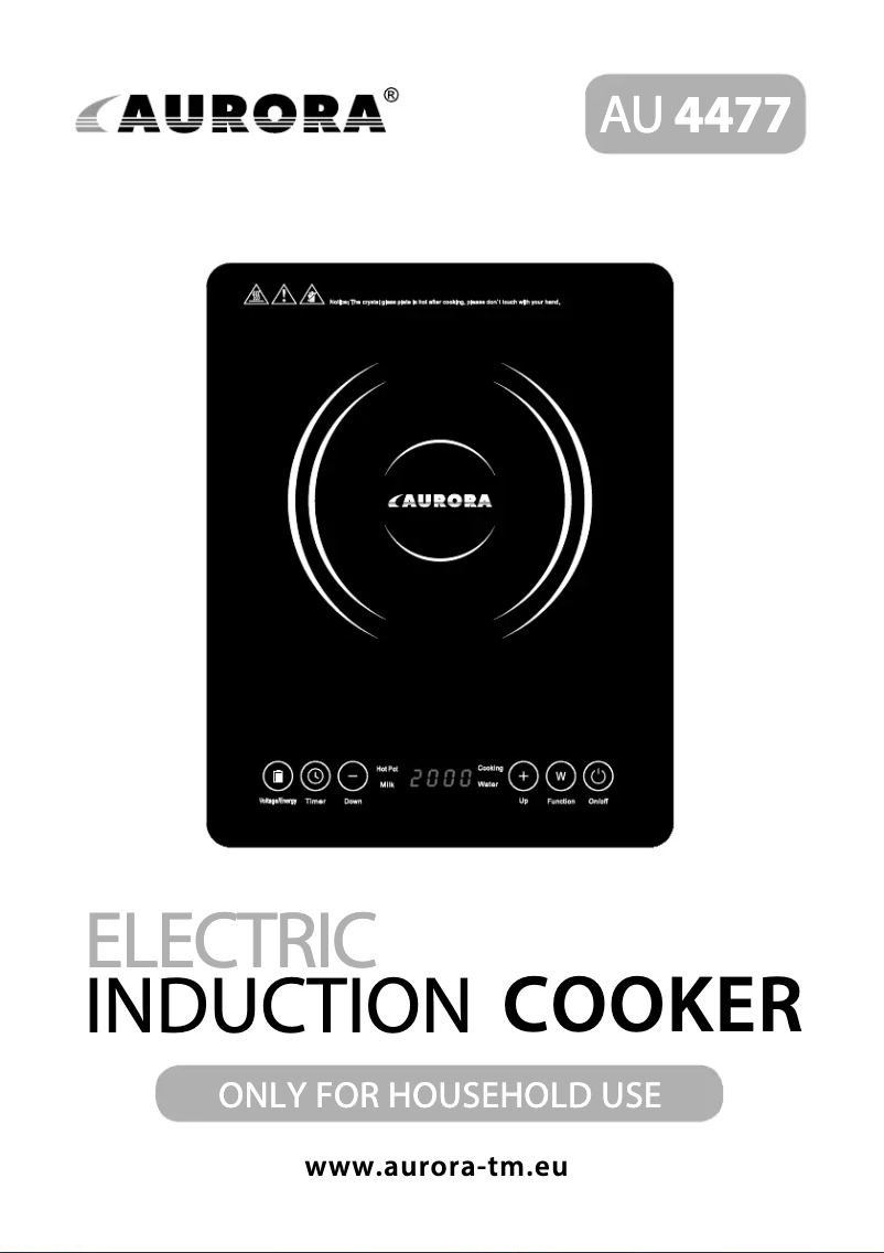 First page image of the manual for AU4477