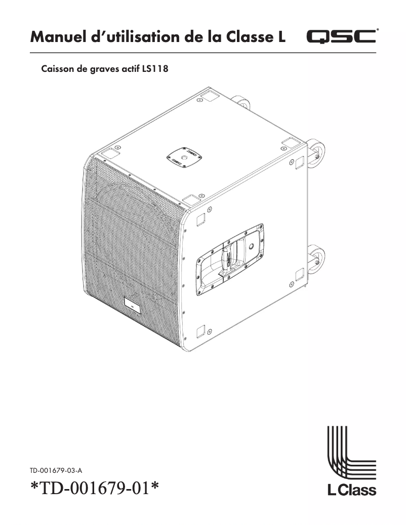 First page image of the manual for LS118