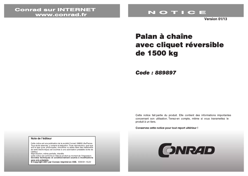 First page image of the manual for 60317