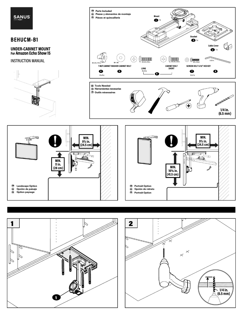 First page image of the manual for BEHUCM