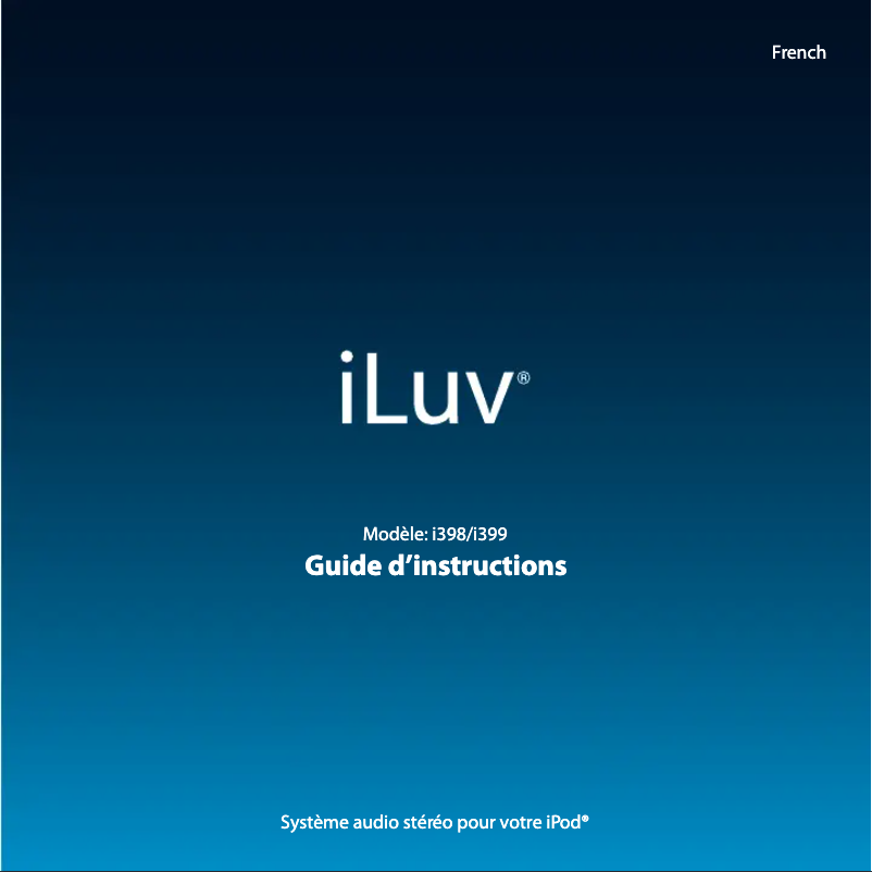 First page image of the manual for i399