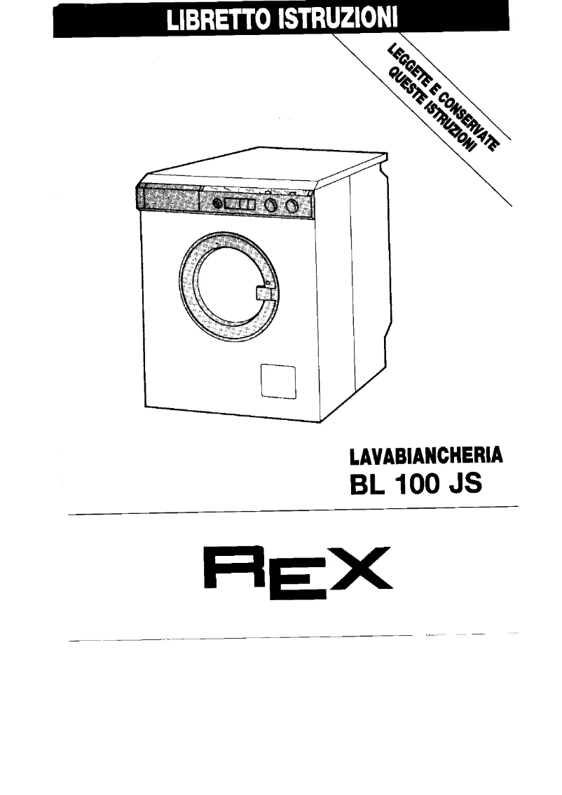 First page image of the manual for BL100JS