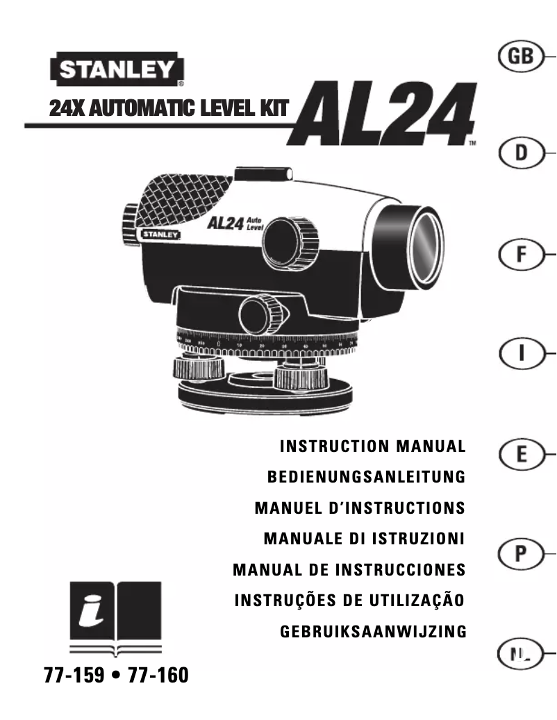 Page 1 of the manual User Manual Stanley AL24