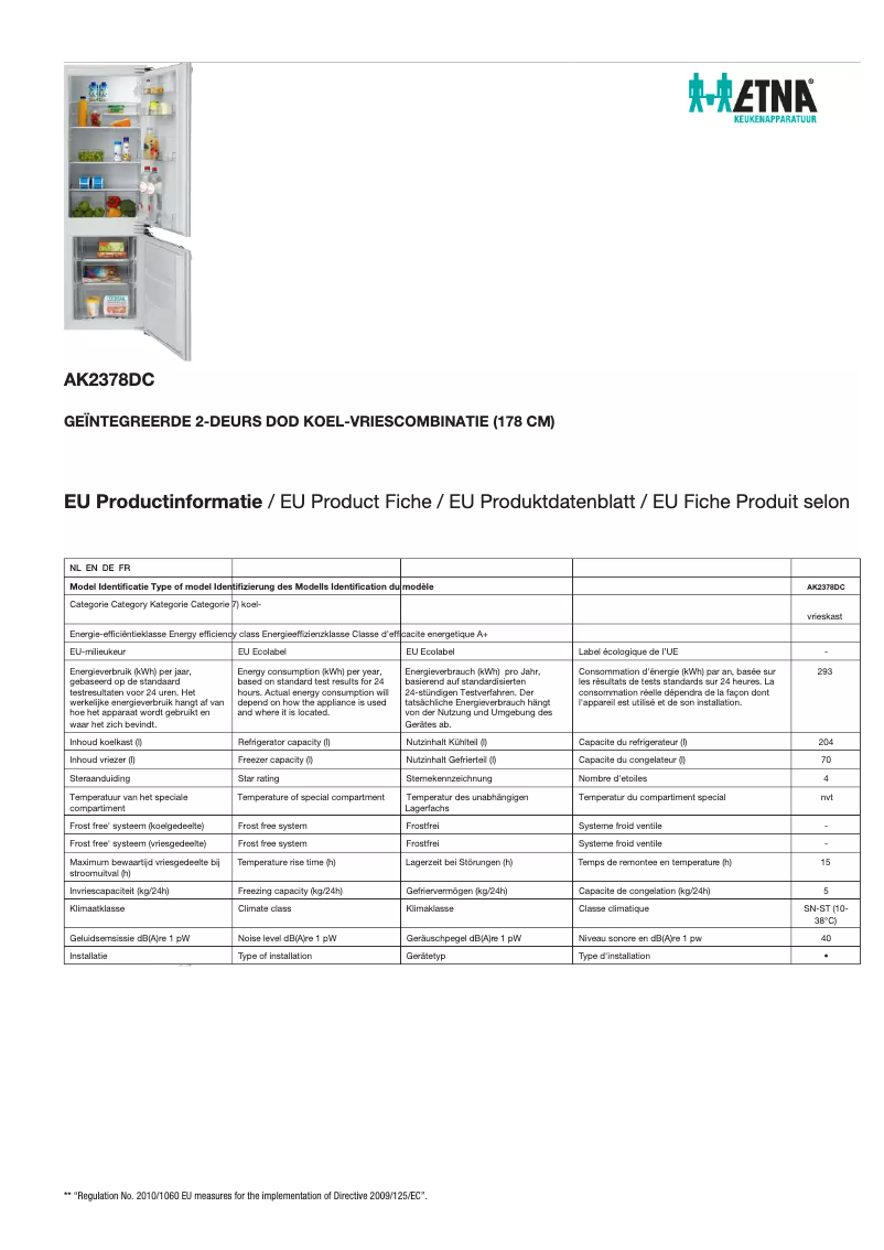 First page image of the manual for AK2378DC