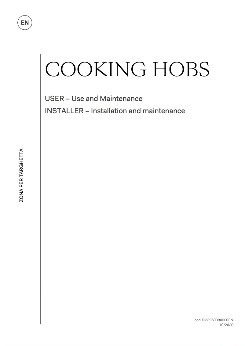 First page image of the manual for HP125FC