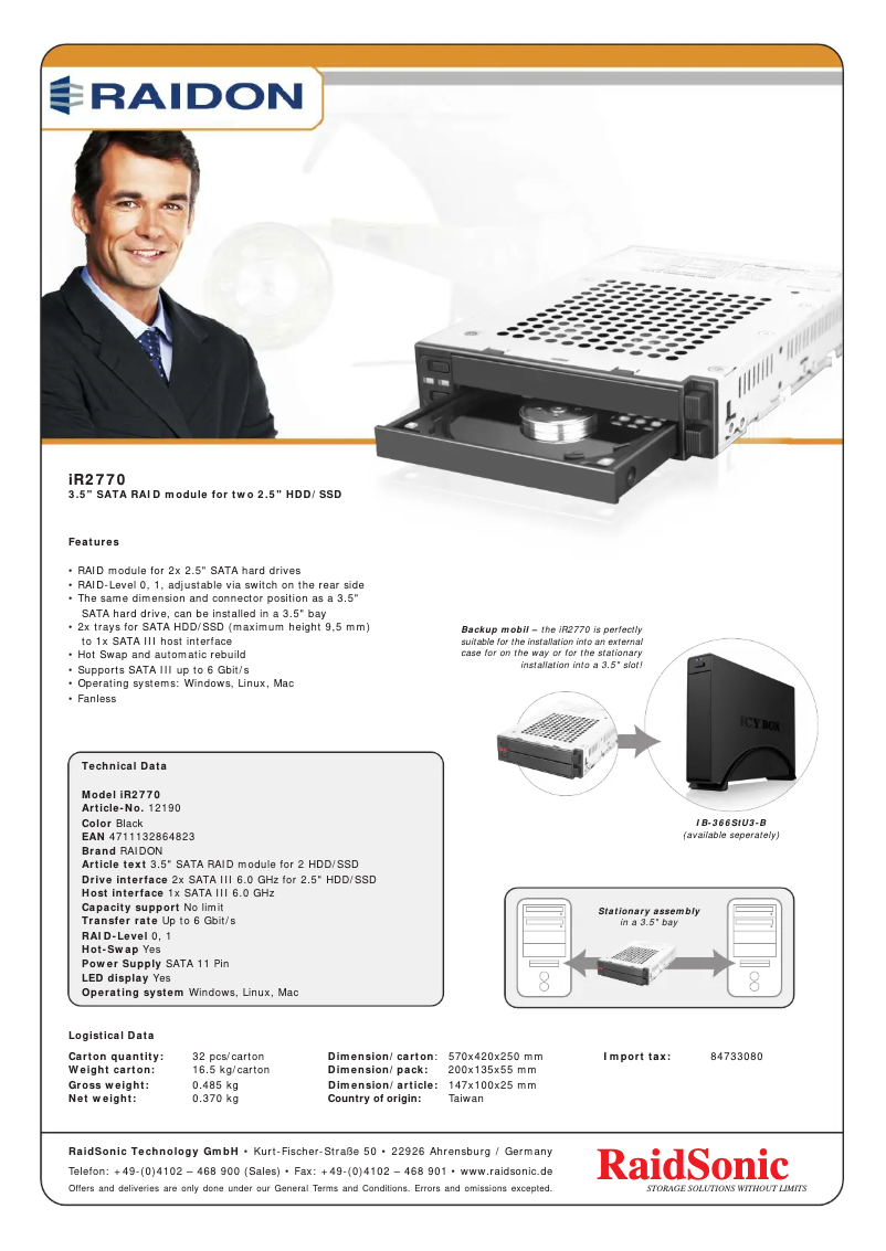 First page image of the manual for iR2770