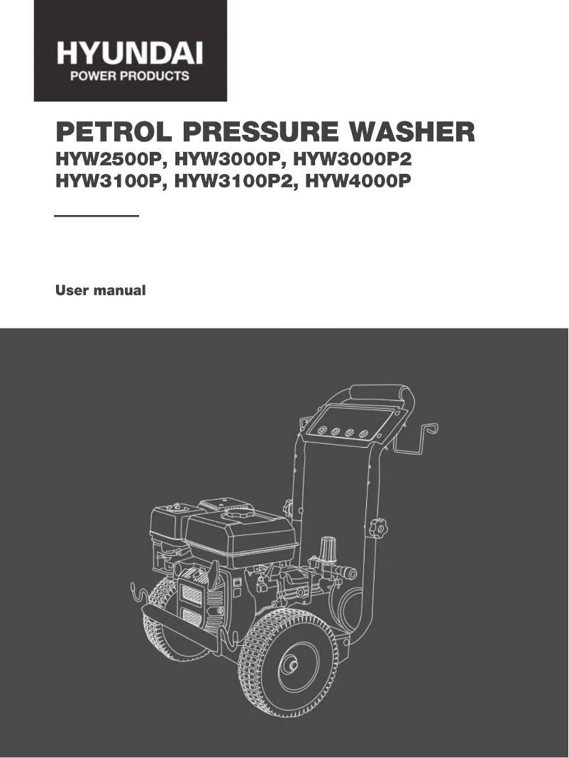 First page image of the manual for HYW4000P