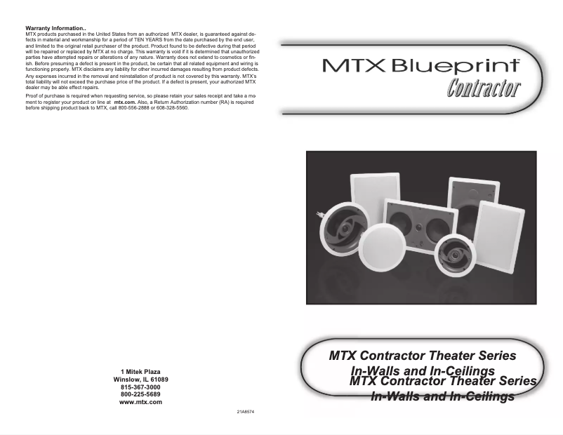 First page image of the manual for CT825C