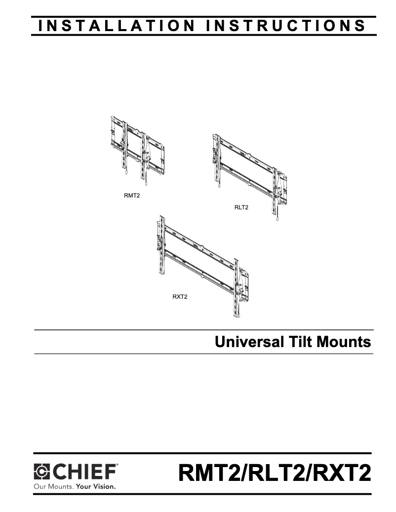 First page image of the manual for RXT2