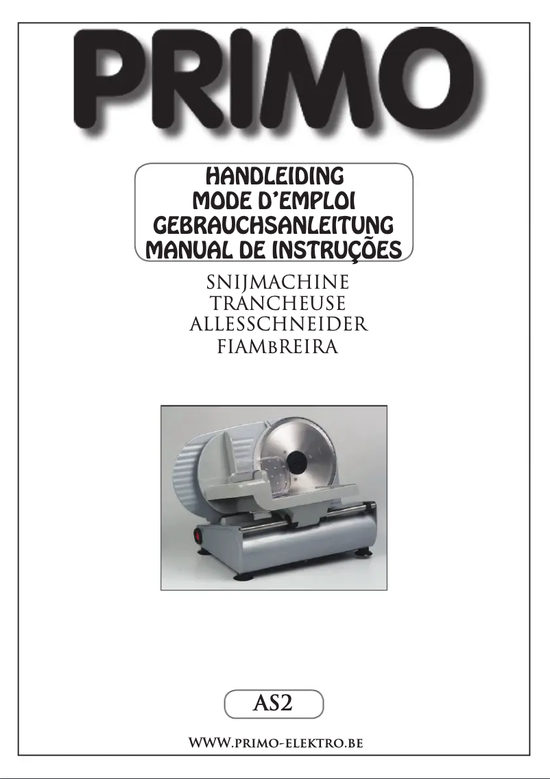 First page image of the manual for AS2