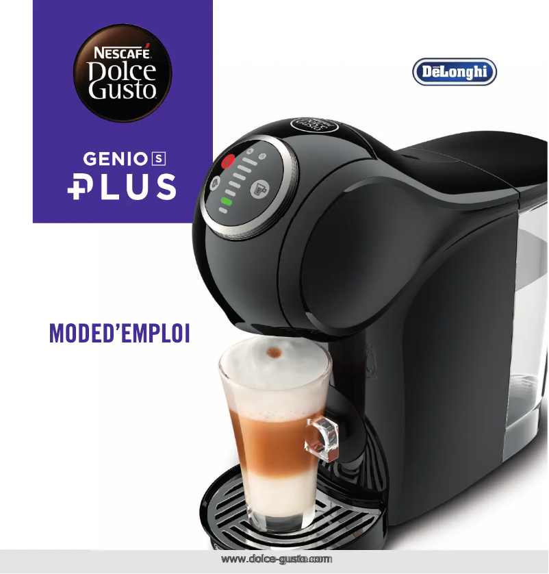Page 1 de la notice Manuel utilisateur Krups Nescafé Dolce Gusto Genio S