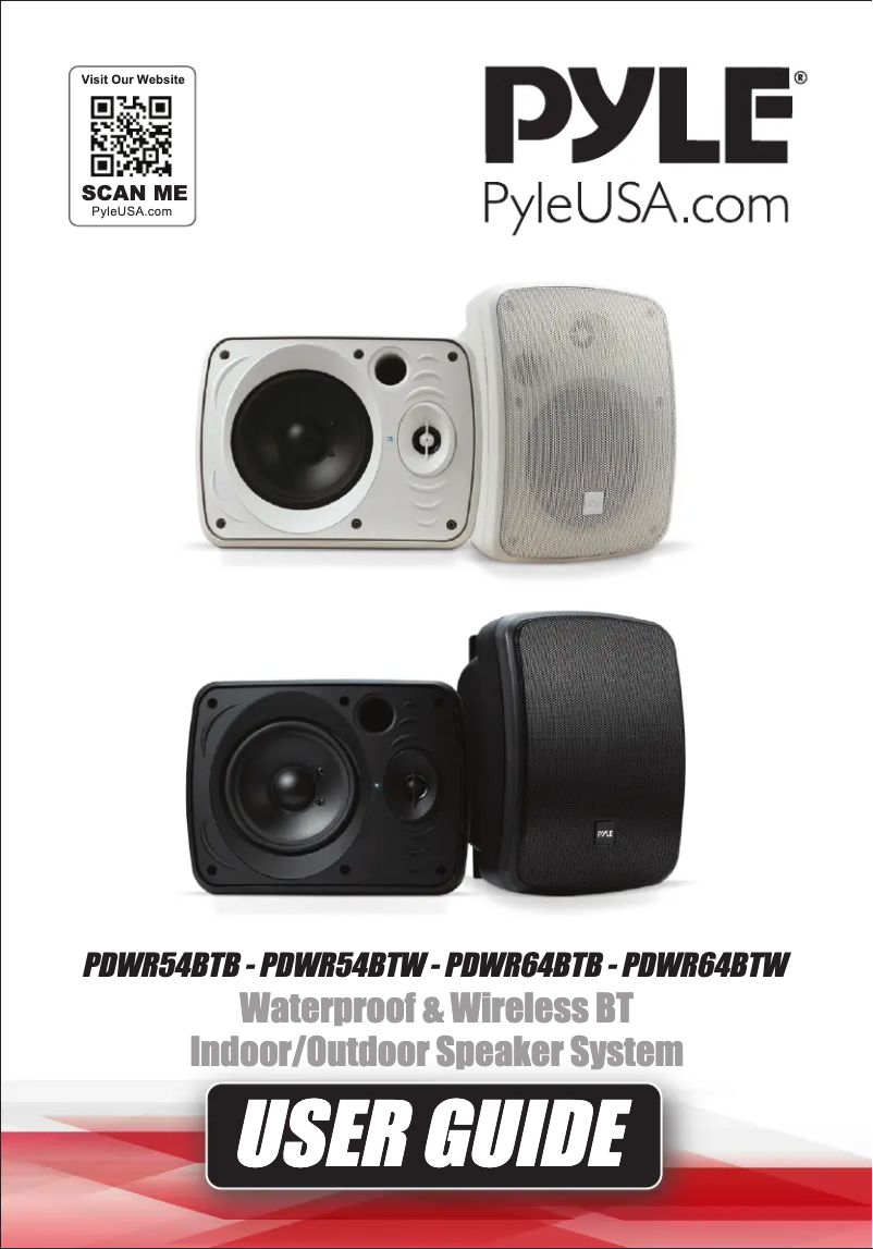 Page 1 of the manual User Manual Pyle PDWR64BTB