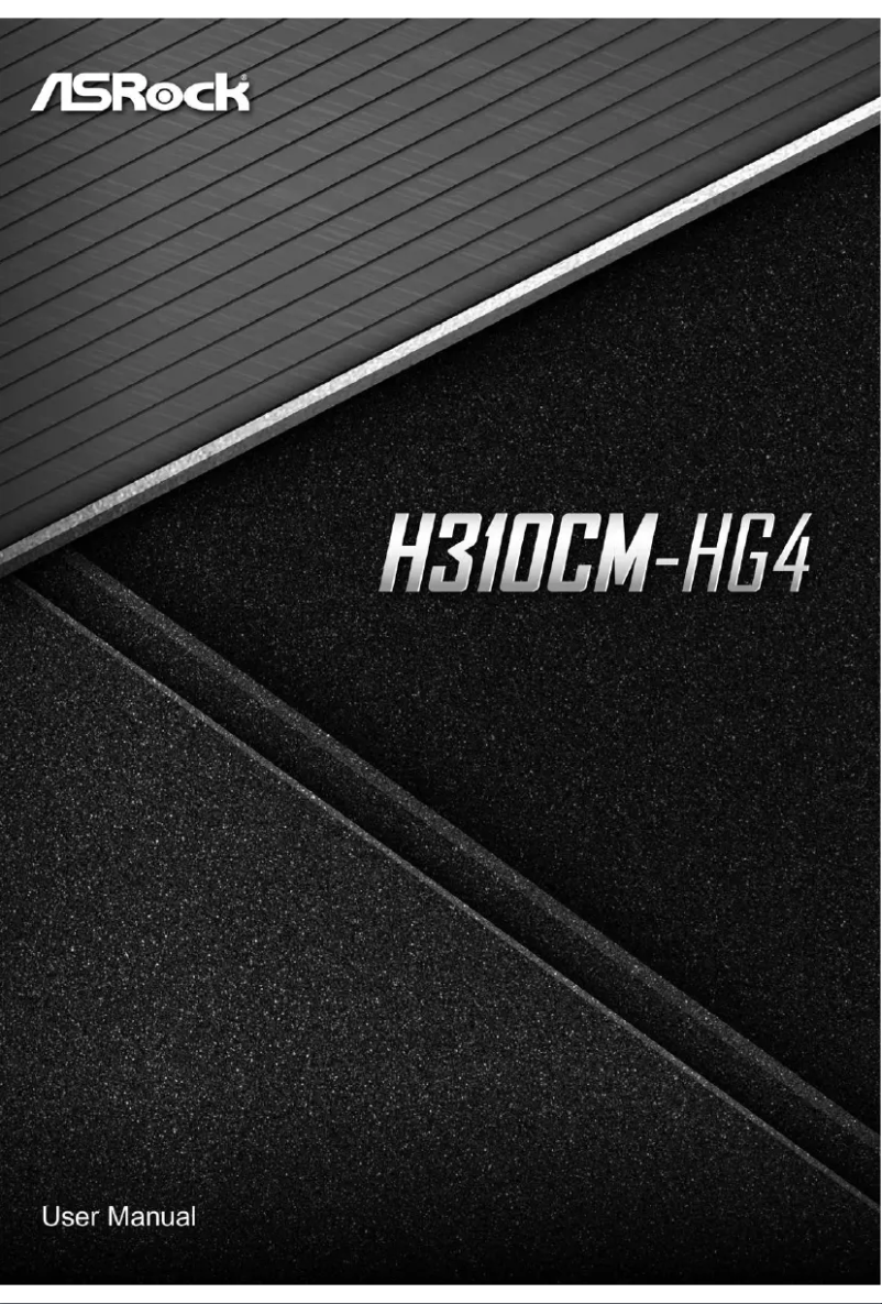 Image de la première page du manuel de l'appareil H310CM-HG4