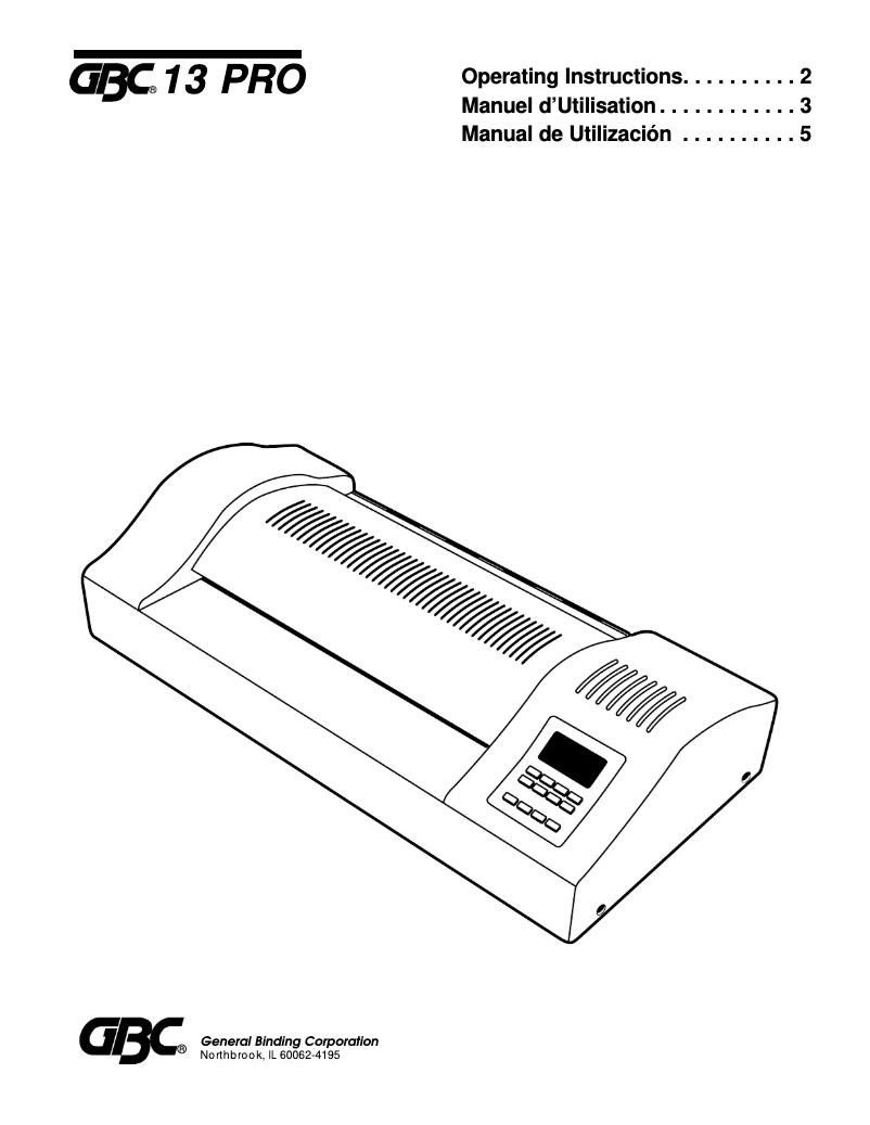 First page image of the manual for HeatSeal H600 Pro
