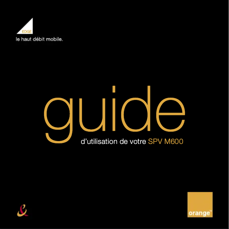 First page image of the manual for SPV M600