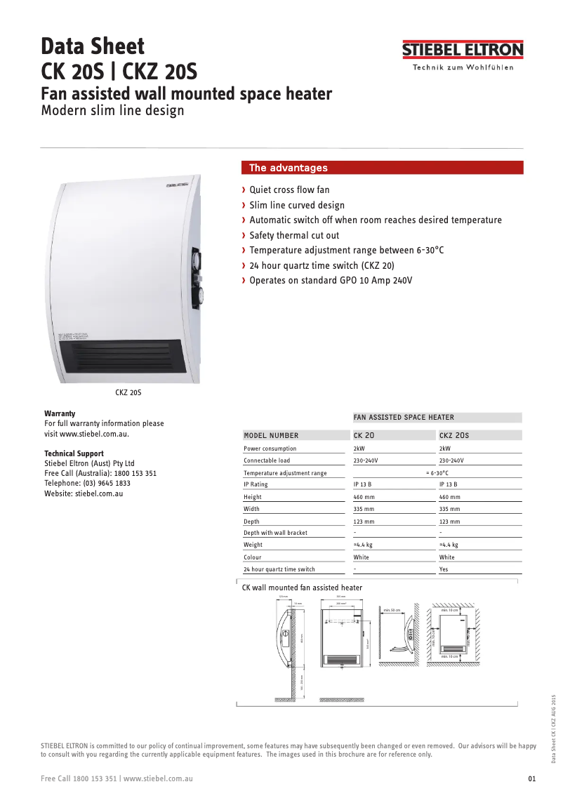 Image de la première page du manuel de l'appareil CK20S