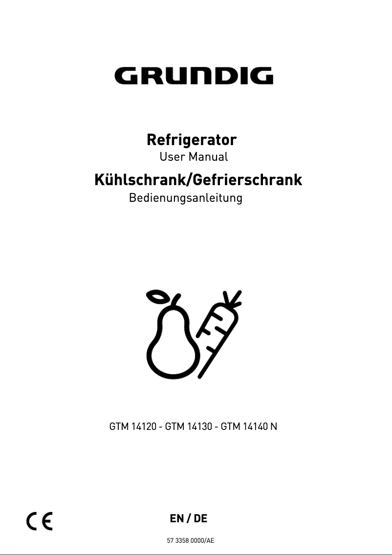 First page image of the manual for GTM 14140