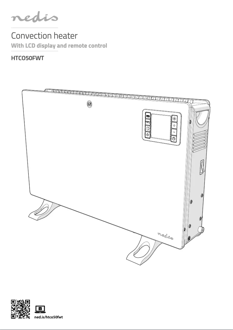 Page 1 of the manual User Manual Nedis HTCO50FWT
