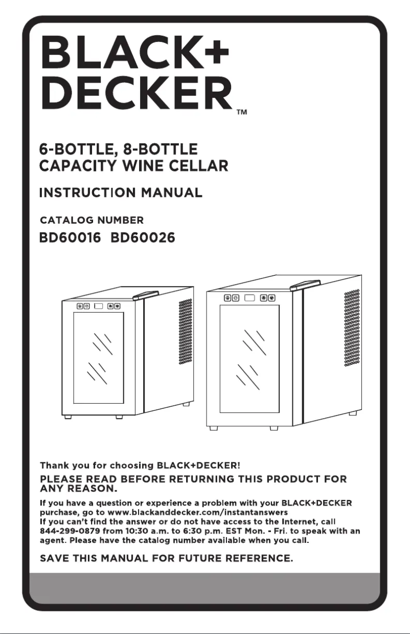 Page 1 of the manual User Manual Black & Decker BD60026