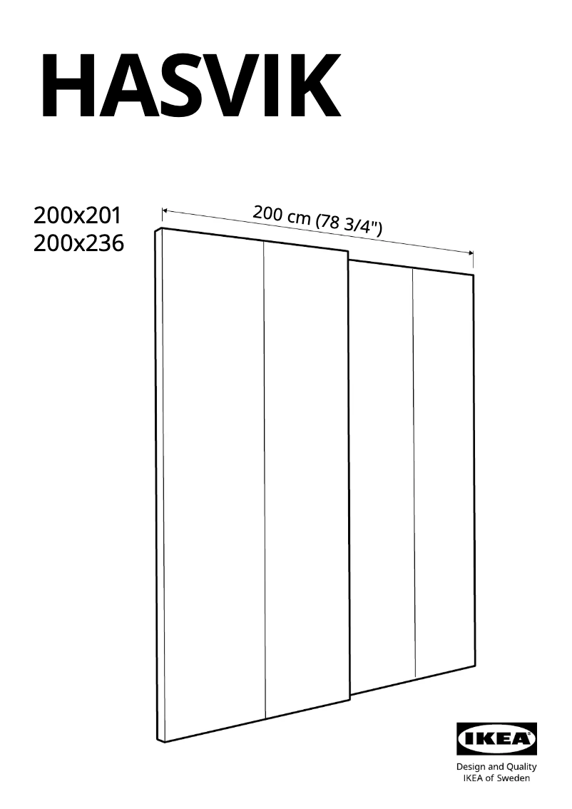 First page image of the manual for HASVIK 605.215.54