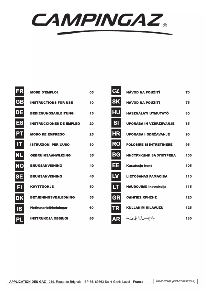 First page image of the manual for 4 Series Select S