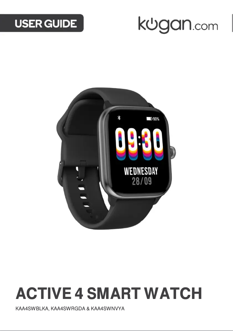 First page image of the manual for Active 4