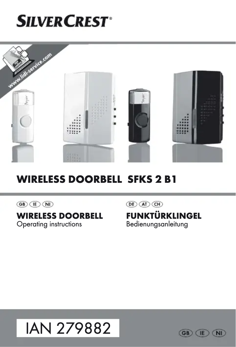 Page 1 of the manual User Manual SilverCrest SFKS 2 B1