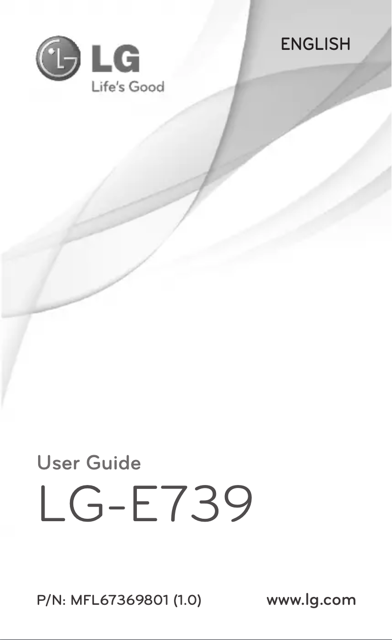 Page 1 of the manual User Manual LG myTouch