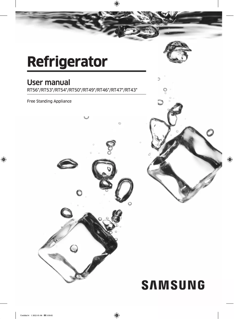 Page 1 of the manual User Manual Samsung RT43K6251UT