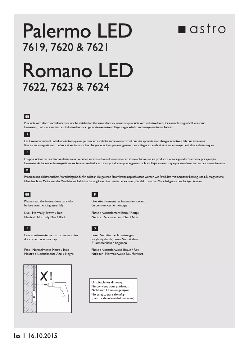 First page image of the manual for Romano