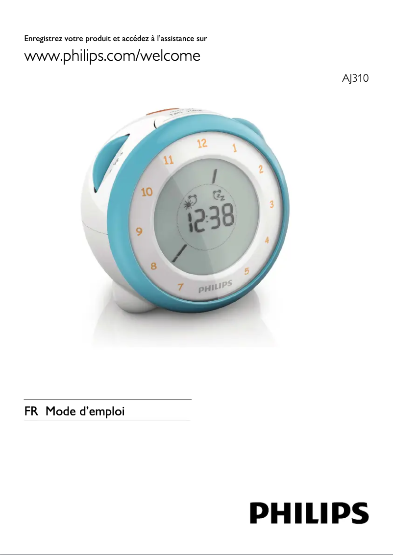 Page 1 of the manual User Manual Philips AJ310