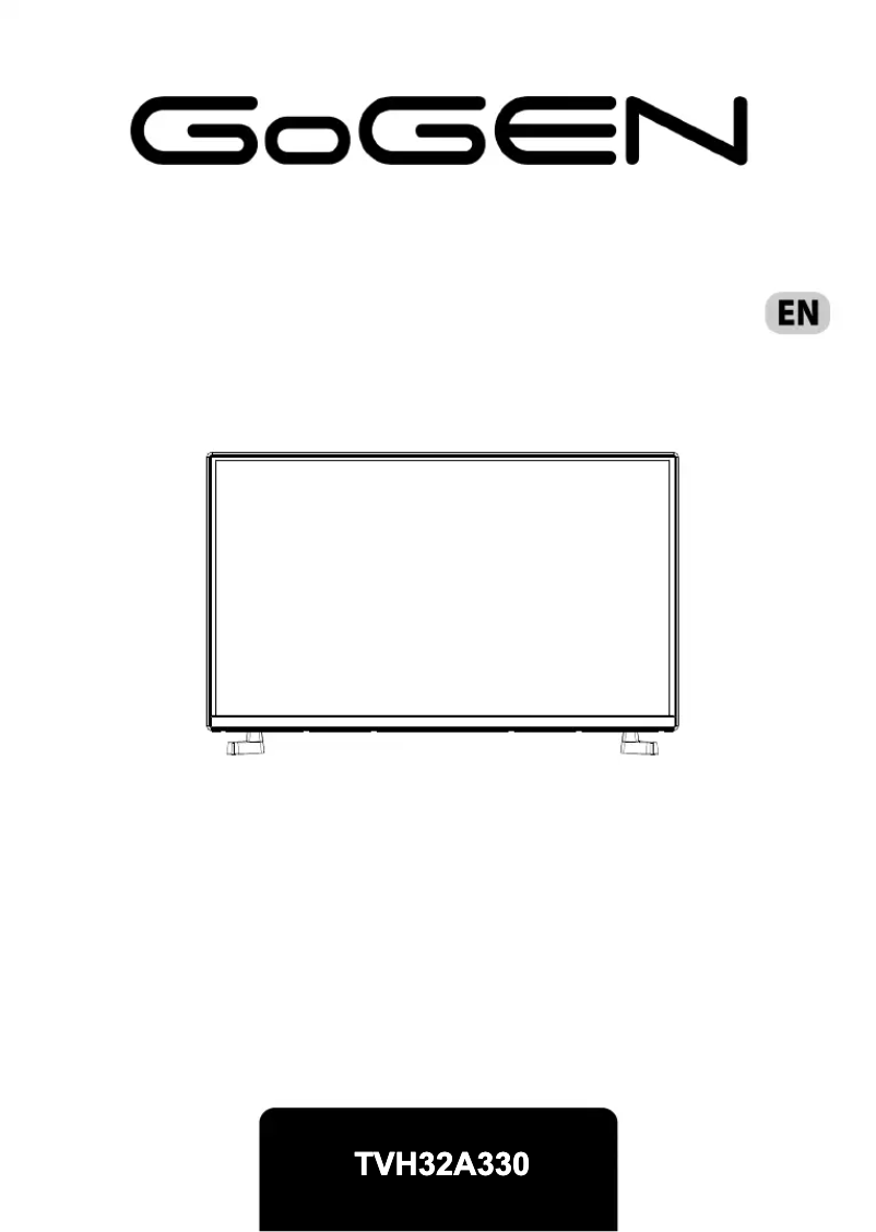 First page image of the manual for TVH32A330