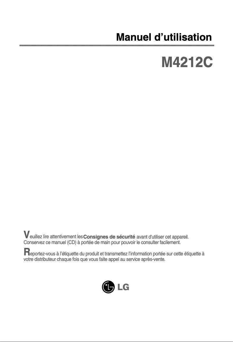 First page image of the manual for M4212C-BH