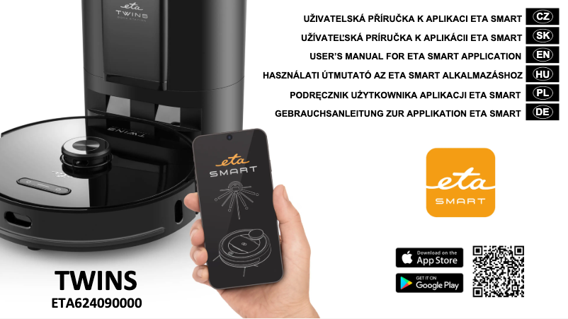 Page 1 of the manual User Manual Eta Twins 6240 90000