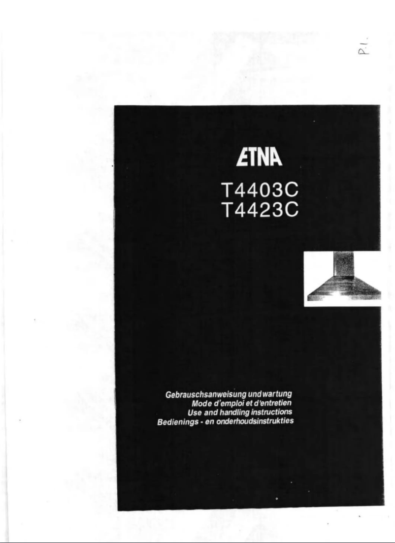 First page image of the manual for T4403C