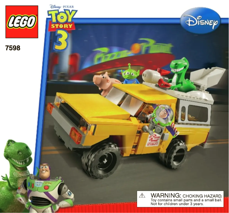 Page 1 of the manual User Manual Lego Toy Story 7598