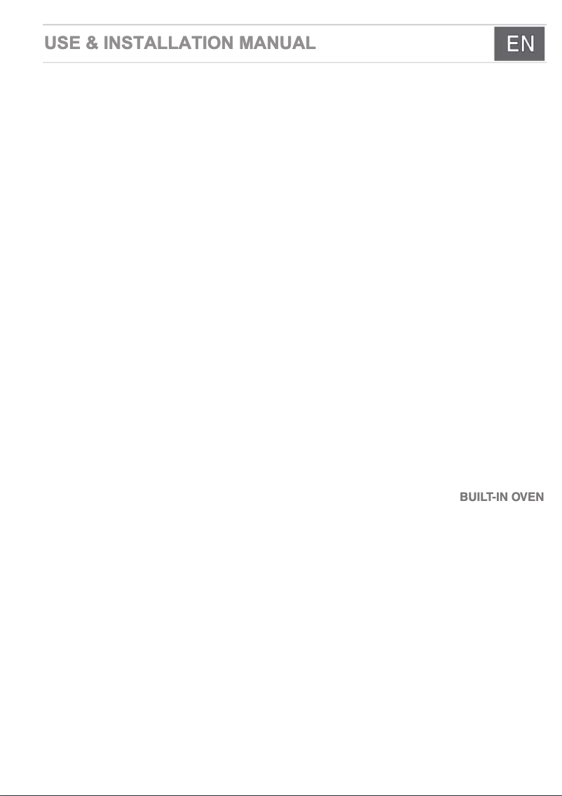 First page image of the manual for SOA330X