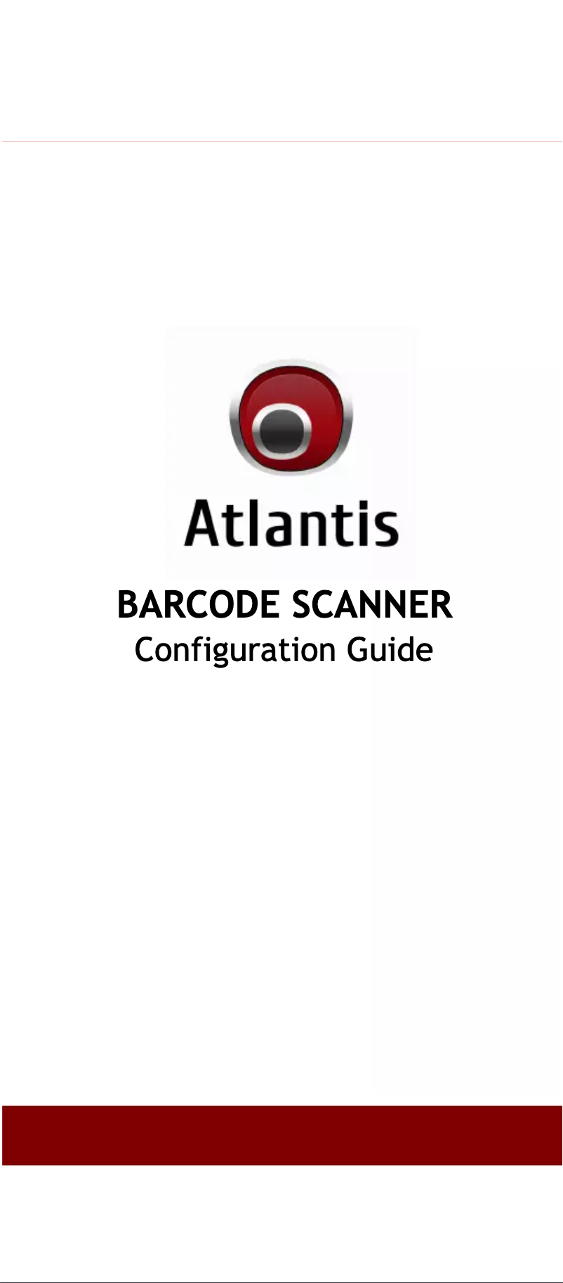 Page 1 of the manual User Manual Atlantis Land A08-C100