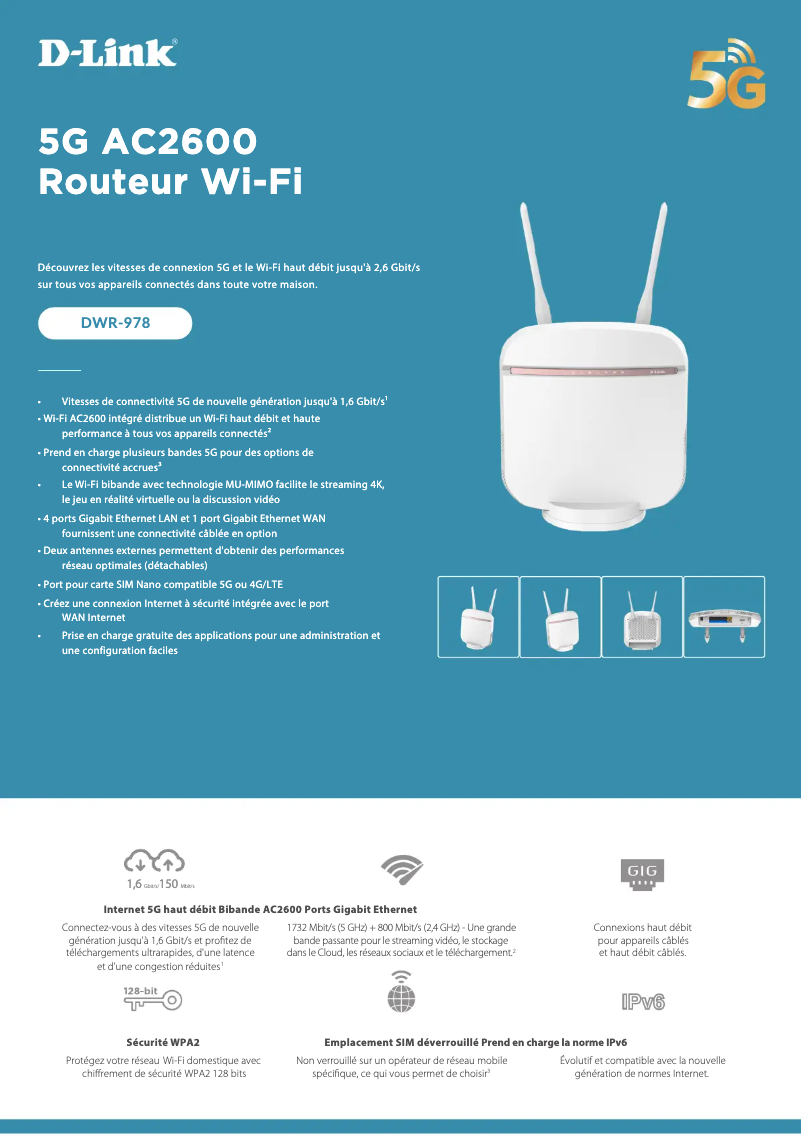 First page image of the manual for DWR-978