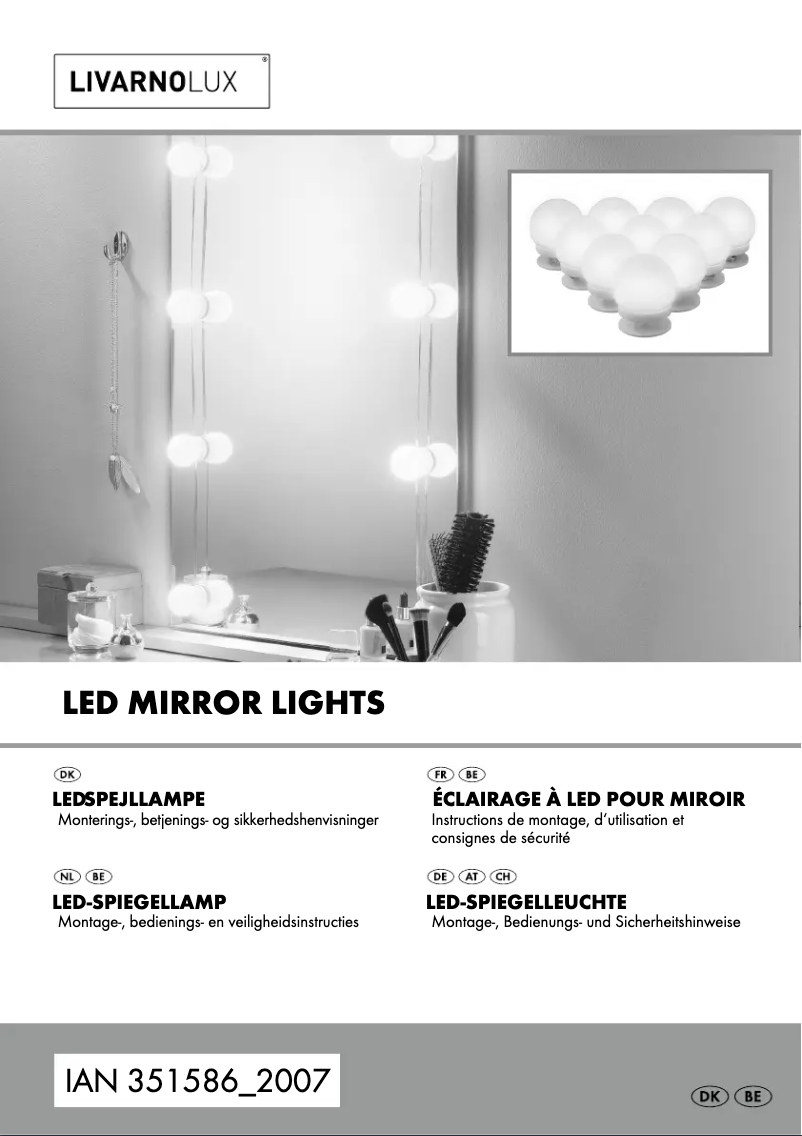 First page image of the manual for IAN 351586