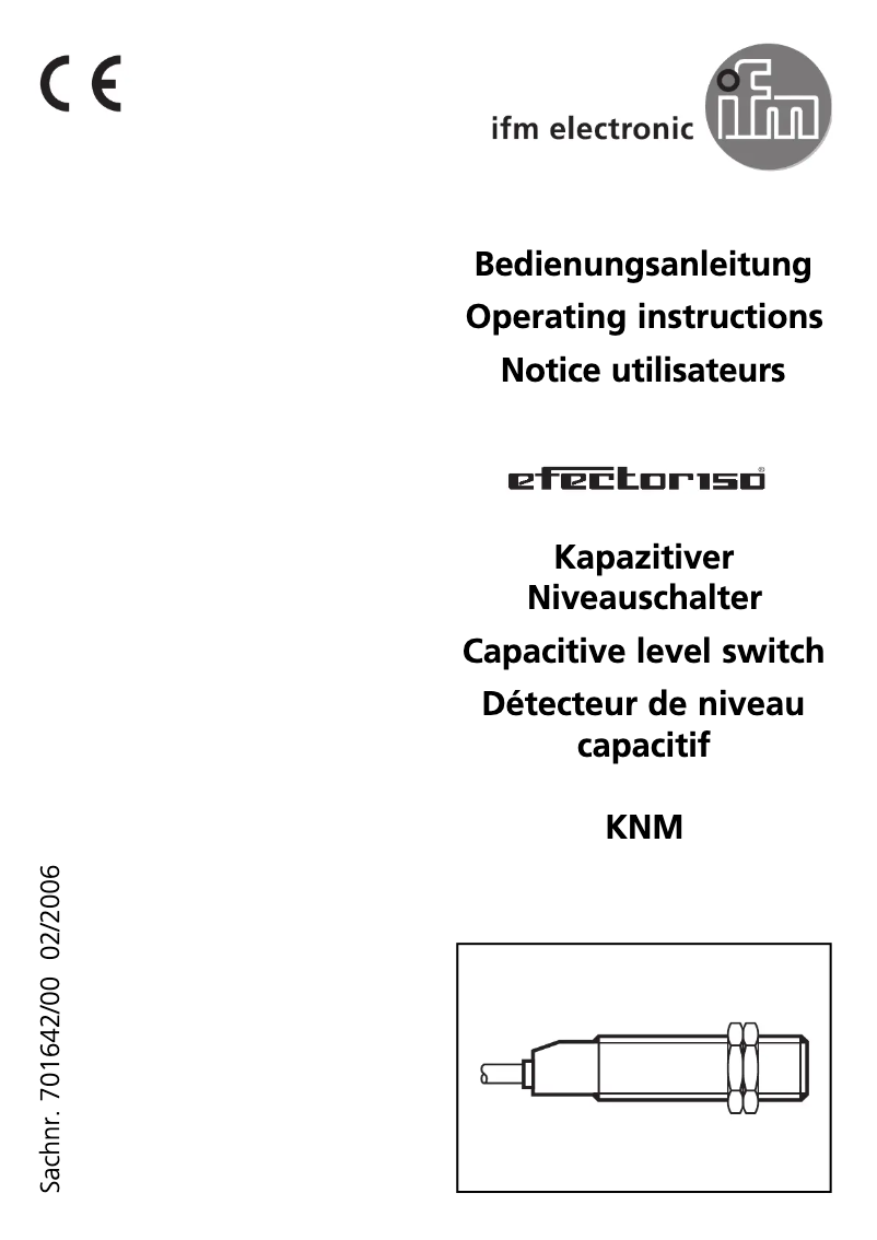 First page image of the manual for KN5115