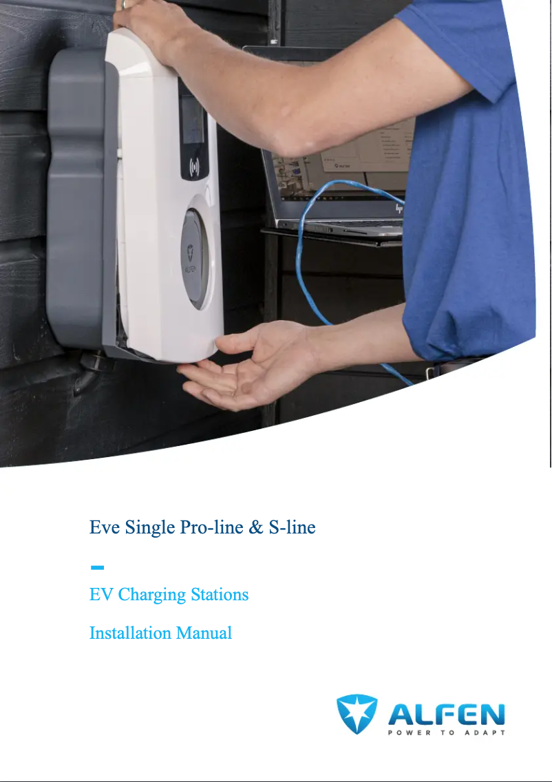 Page 1 de la notice Manuel utilisateur Alfen Single Pro-line 3PH