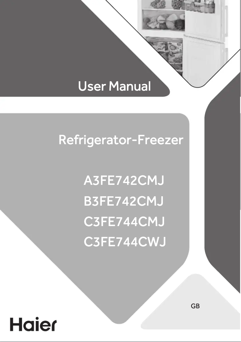 First page image of the manual for C3FE744CWJ