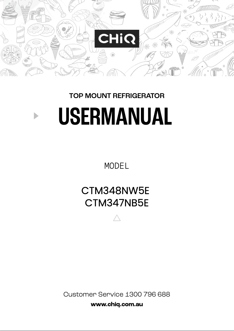 Page 1 de la notice Manuel utilisateur CHiQ CTM348NW5E