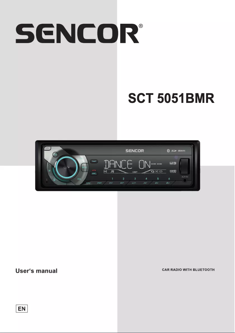 First page image of the manual for SCT 5051BMR