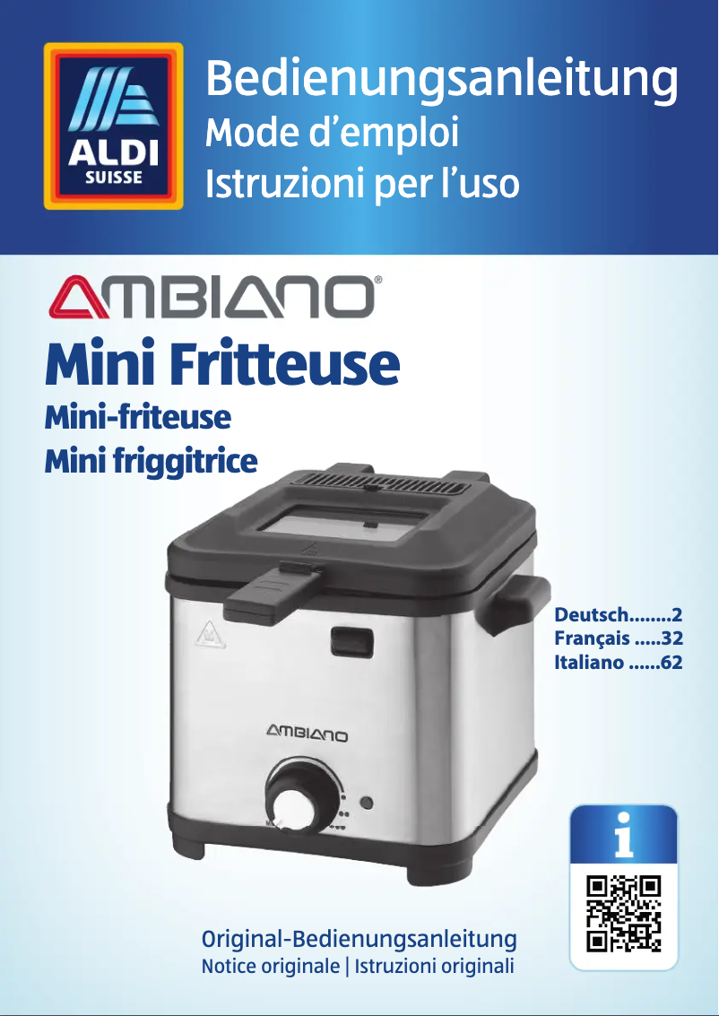 Page 1 of the manual User Manual Ambiano GT-DFM-01-US