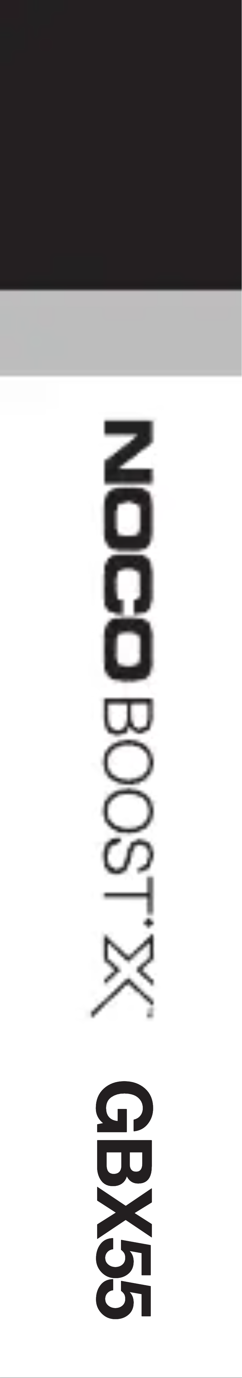 Image de la première page du manuel de l'appareil Boost X GBX55