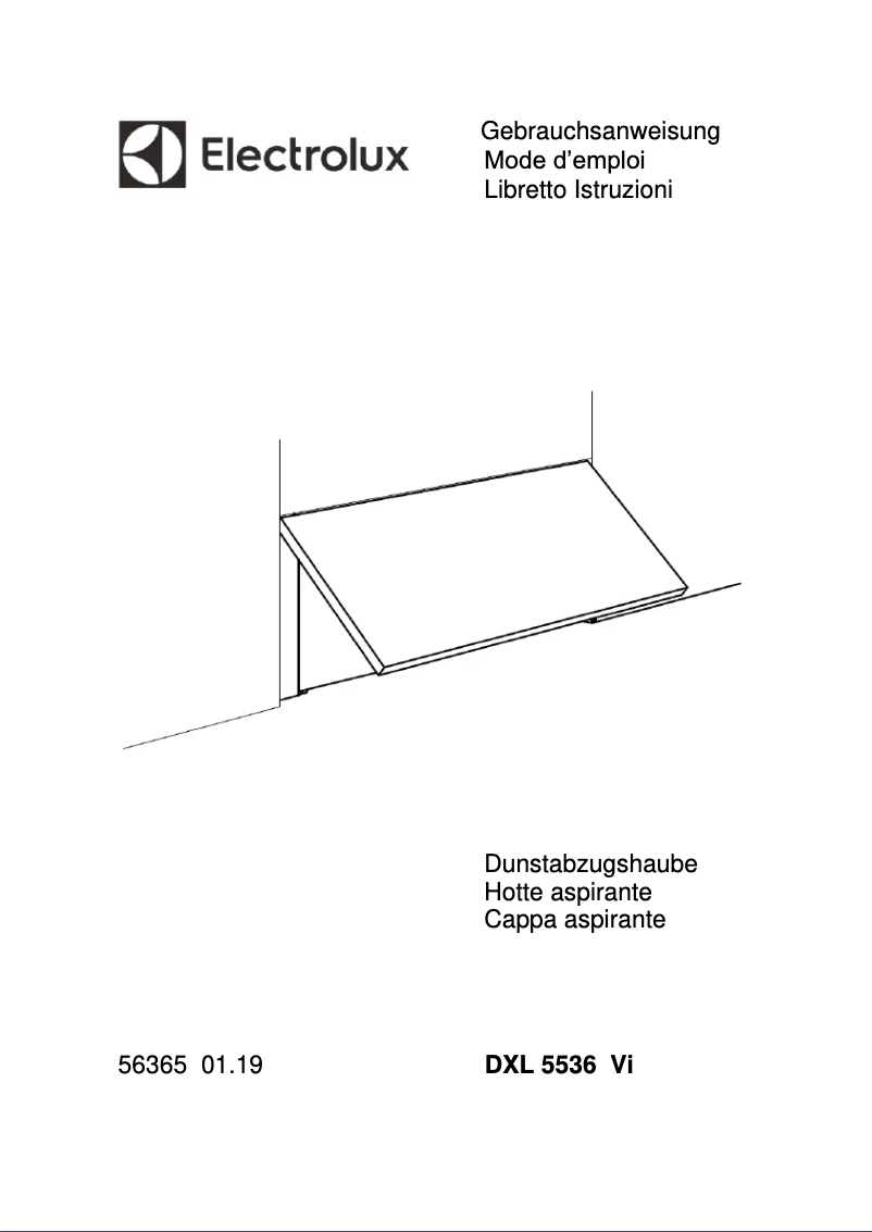 First page image of the manual for DXL5536VI