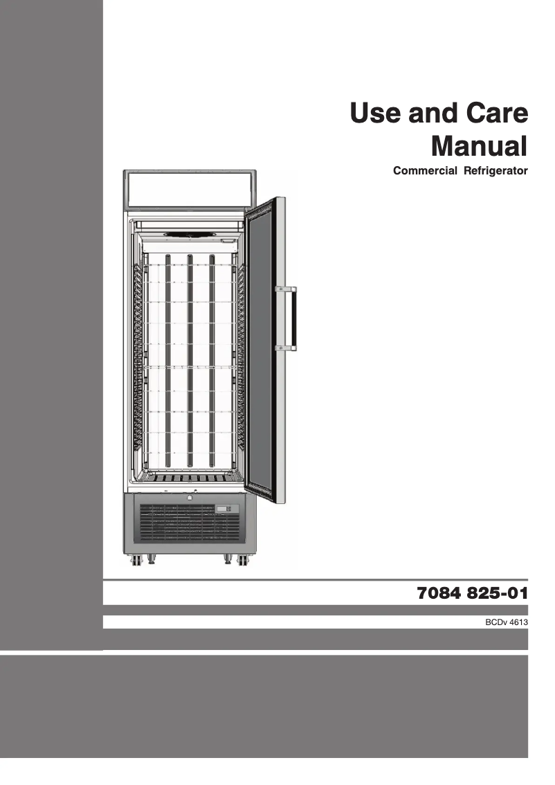 First page image of the manual for BCDv 4613